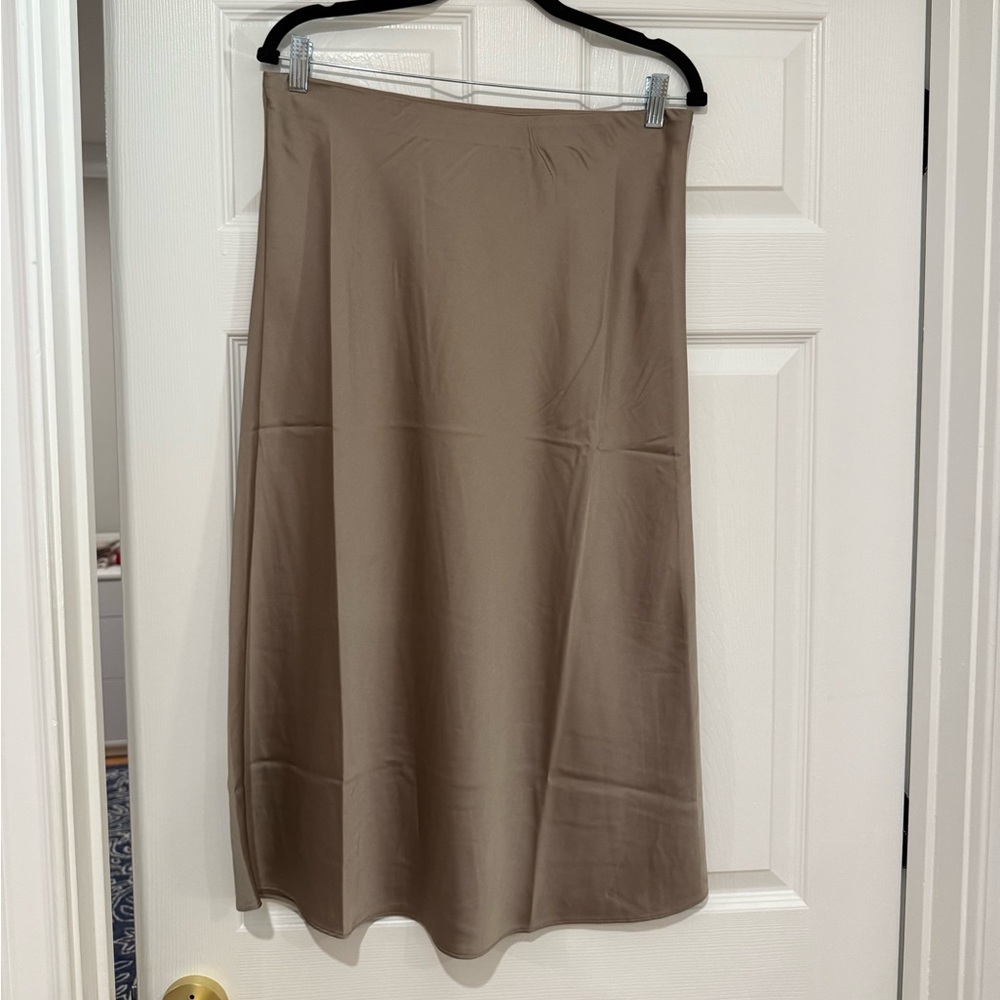 Elegant Tan Women's Slip Skirt J Crew